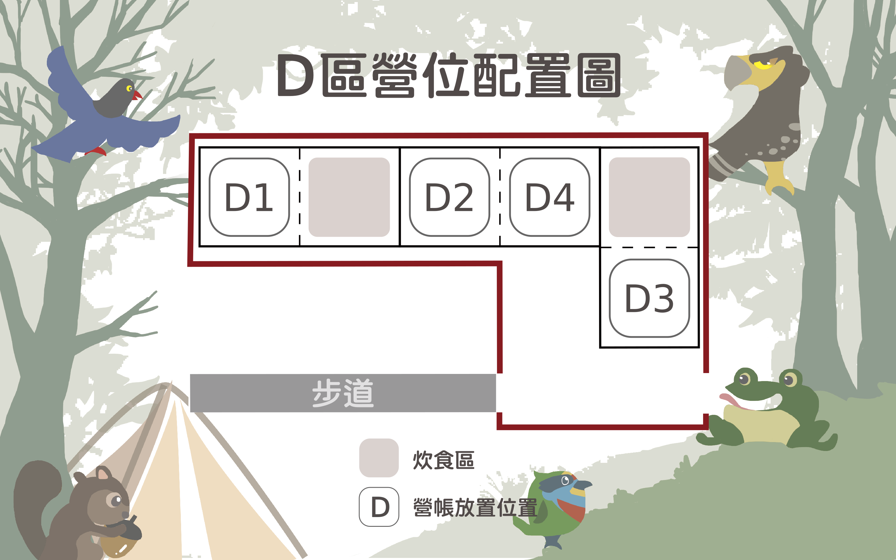 D區營位配置圖